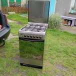 Kuchenka gazowo elektryczna Ariston 50 cm srebrna