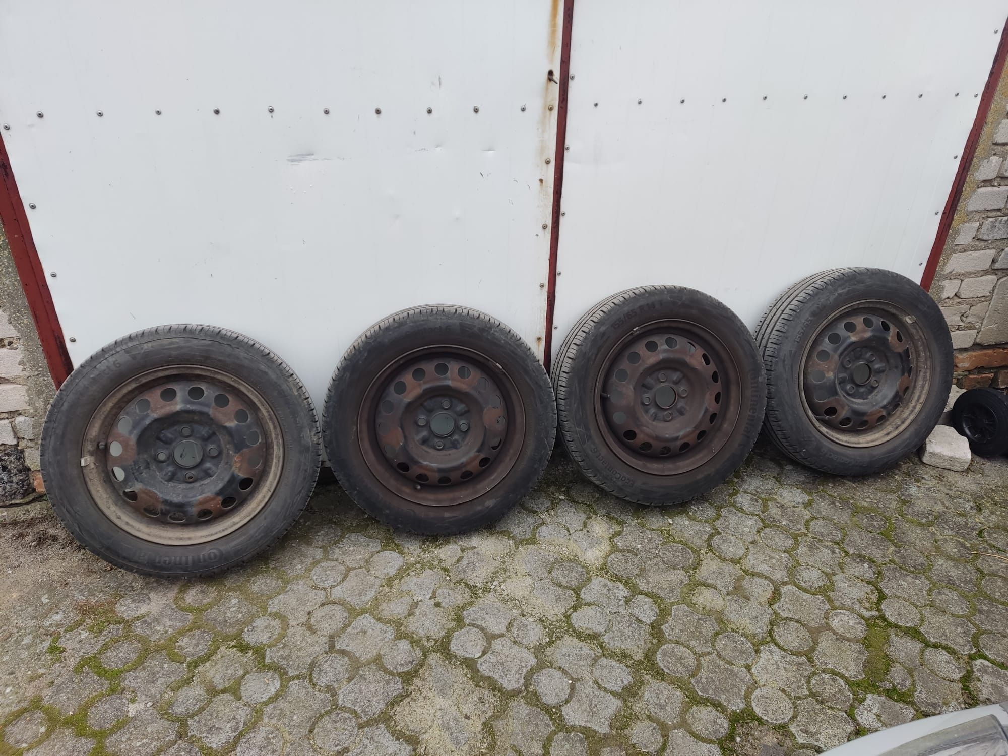 Koła opony Continental 4x100 155/65/14 R14 Aygo C1 107 letnie