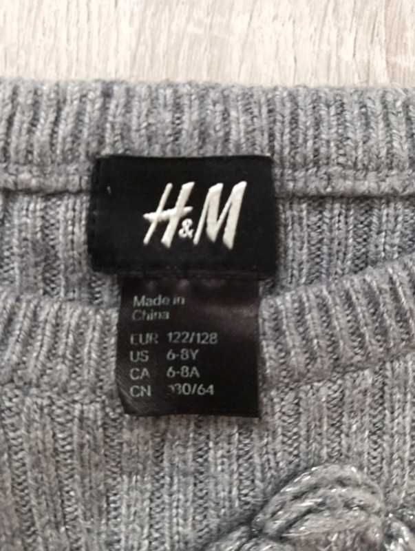 Dzianinowe tunika, sukienka H&M