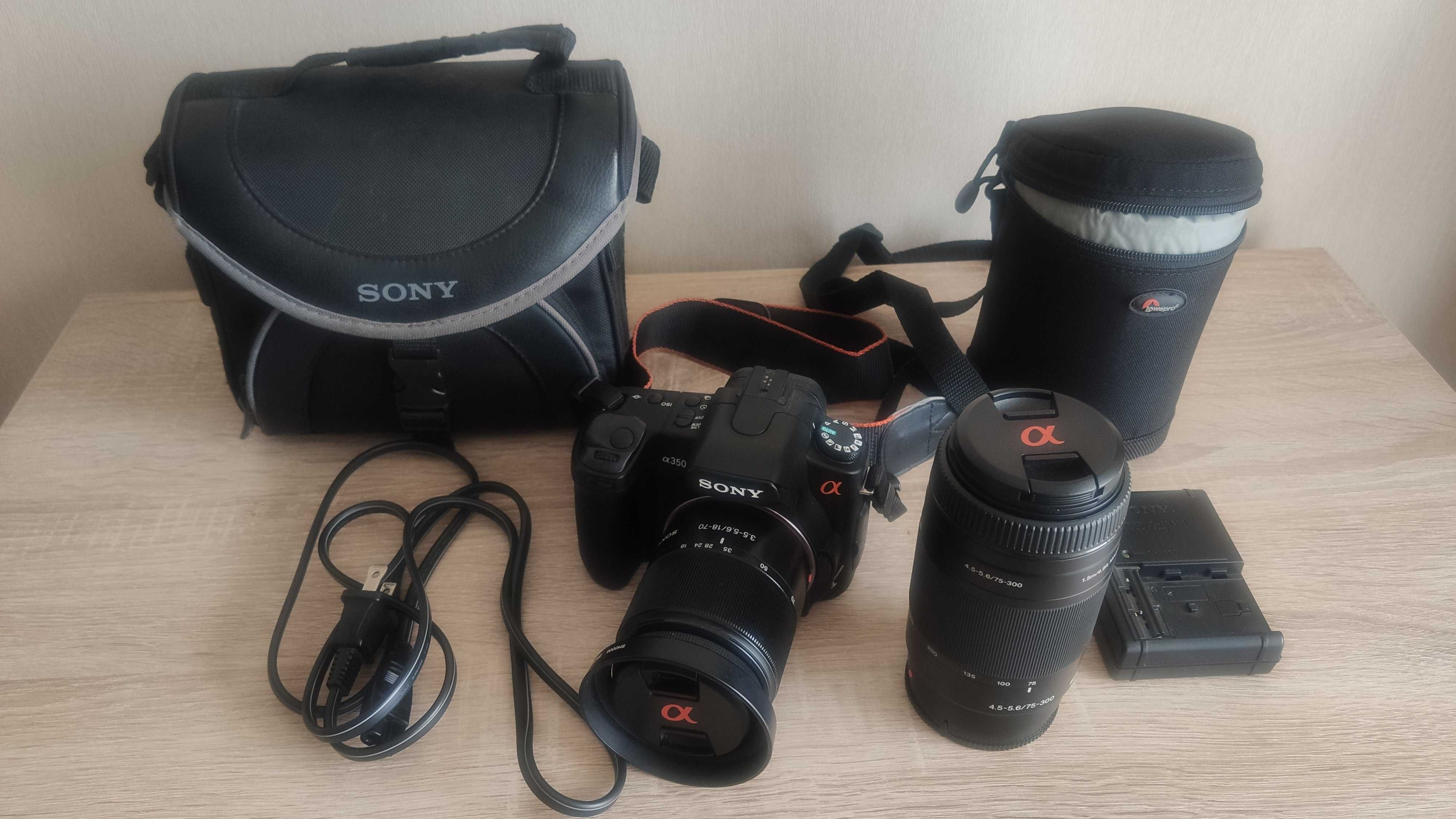 Цифровой зеркальный фотоаппарат Sony Alpha DSLR-A350