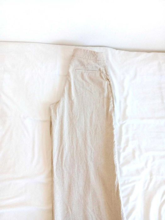 Calças de Linho Creme Zara – Tamanho S – €12 (Levantamento Hoje)