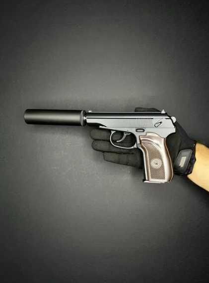 РОЗПРОДАЖ‼️ Іграшковий металевий пістолет ПМ +500 куль - Galaxy новий