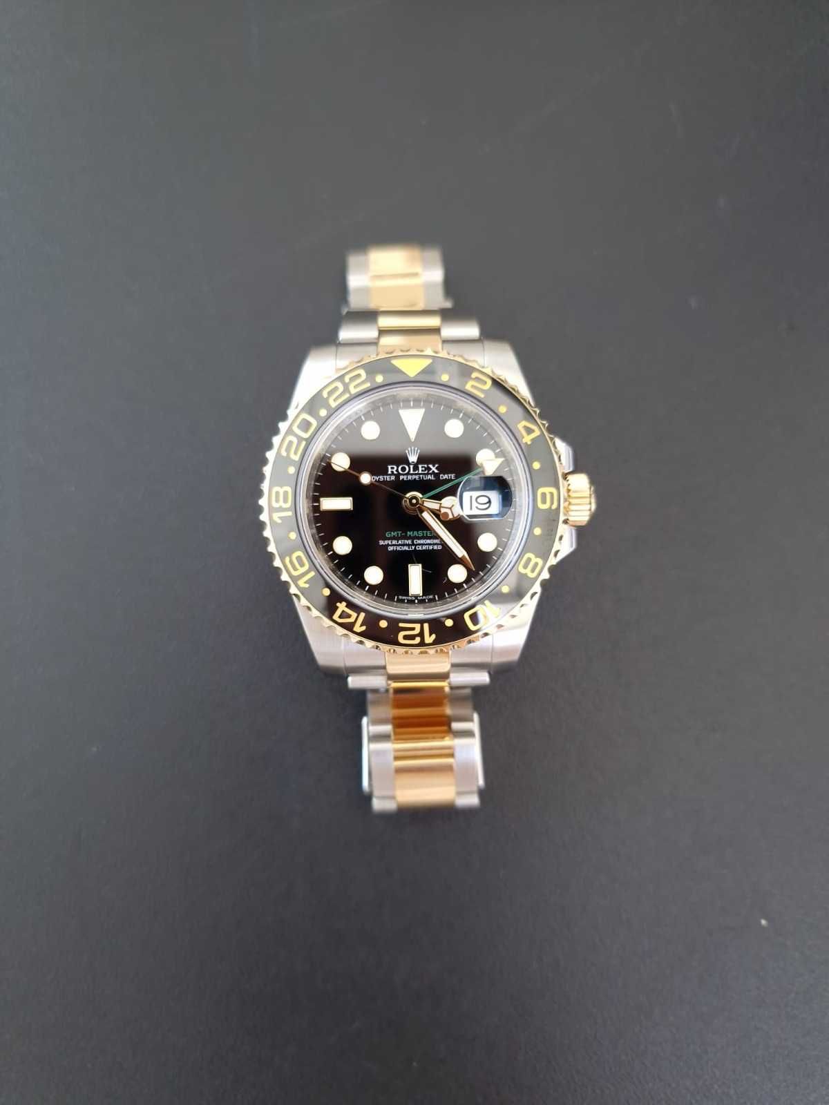 Rolex GMT-MASTER II ouro/aço (Garantia 2 anos)