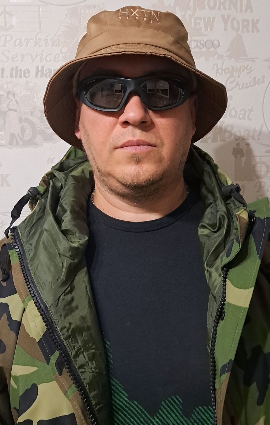 Панама мужская милитари