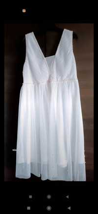 Sukienka biała 46 komunia ślub