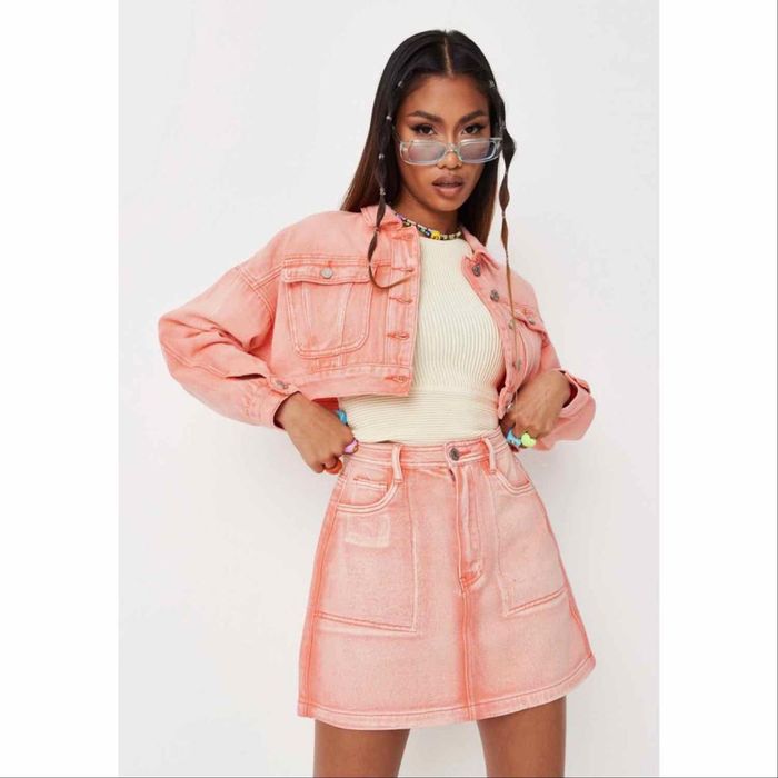 Spódniczka mini jeansowa Missguided 36