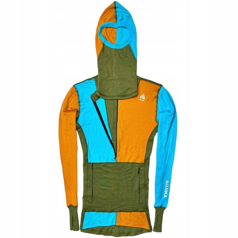 Aclima Warmwool Wełniana Bluza z Kominiarka Damska 100% Merino Wool r.