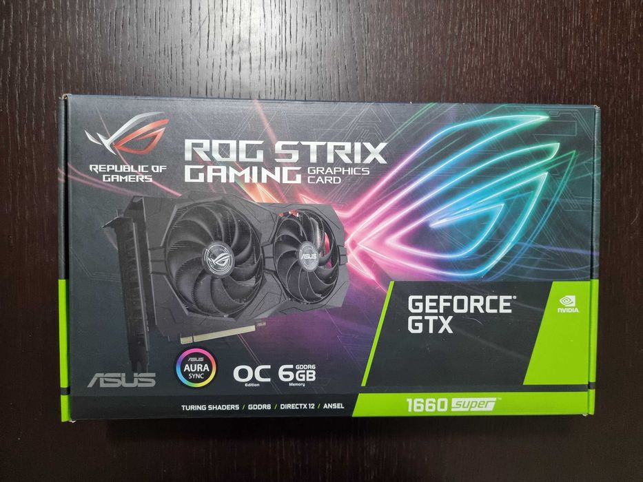 Placa Gráfica - Asus Geforce GTX 1660 Super ROG STRIX GAMING