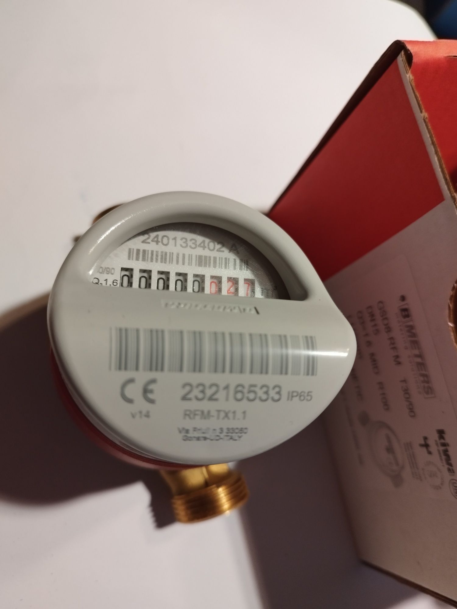 BMETERS Wodomierz do Ciepłej Wody GSD8-RFM 1/2"