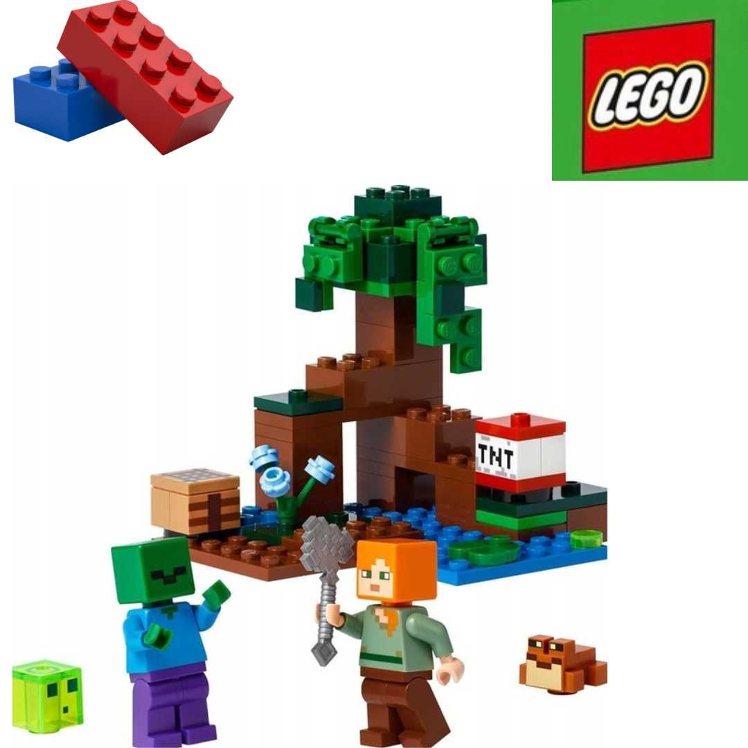 LEGO Minecraft 21240 Przygoda na mokradłach