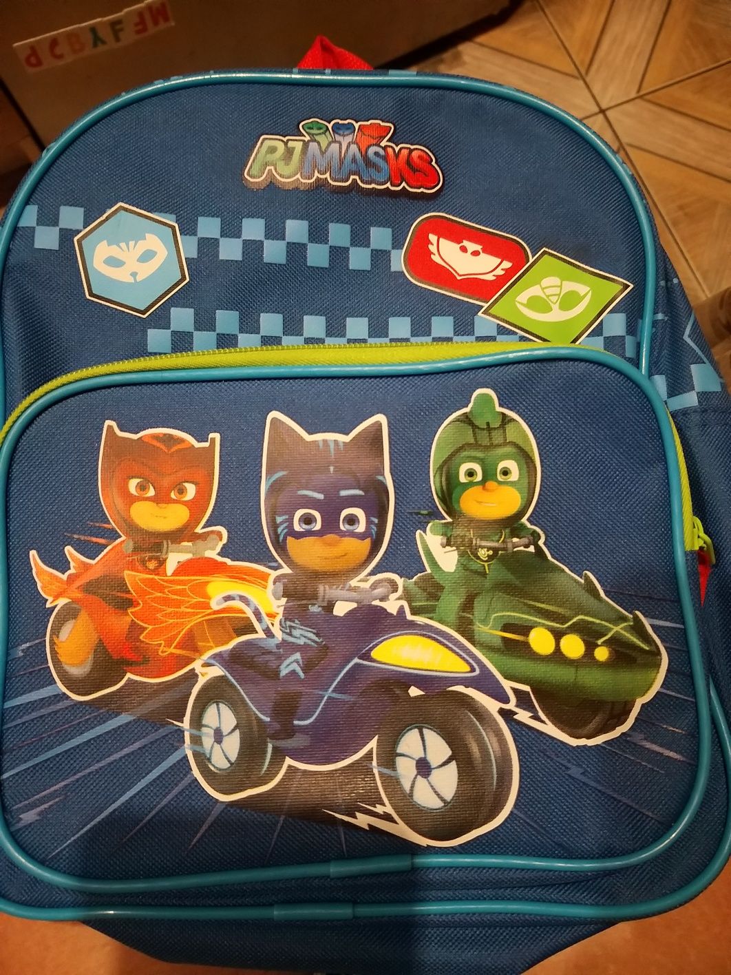 *oryg* PjMasKs pidżamersi JaK NOWY plecaczek przedszkolny 2 komorowy