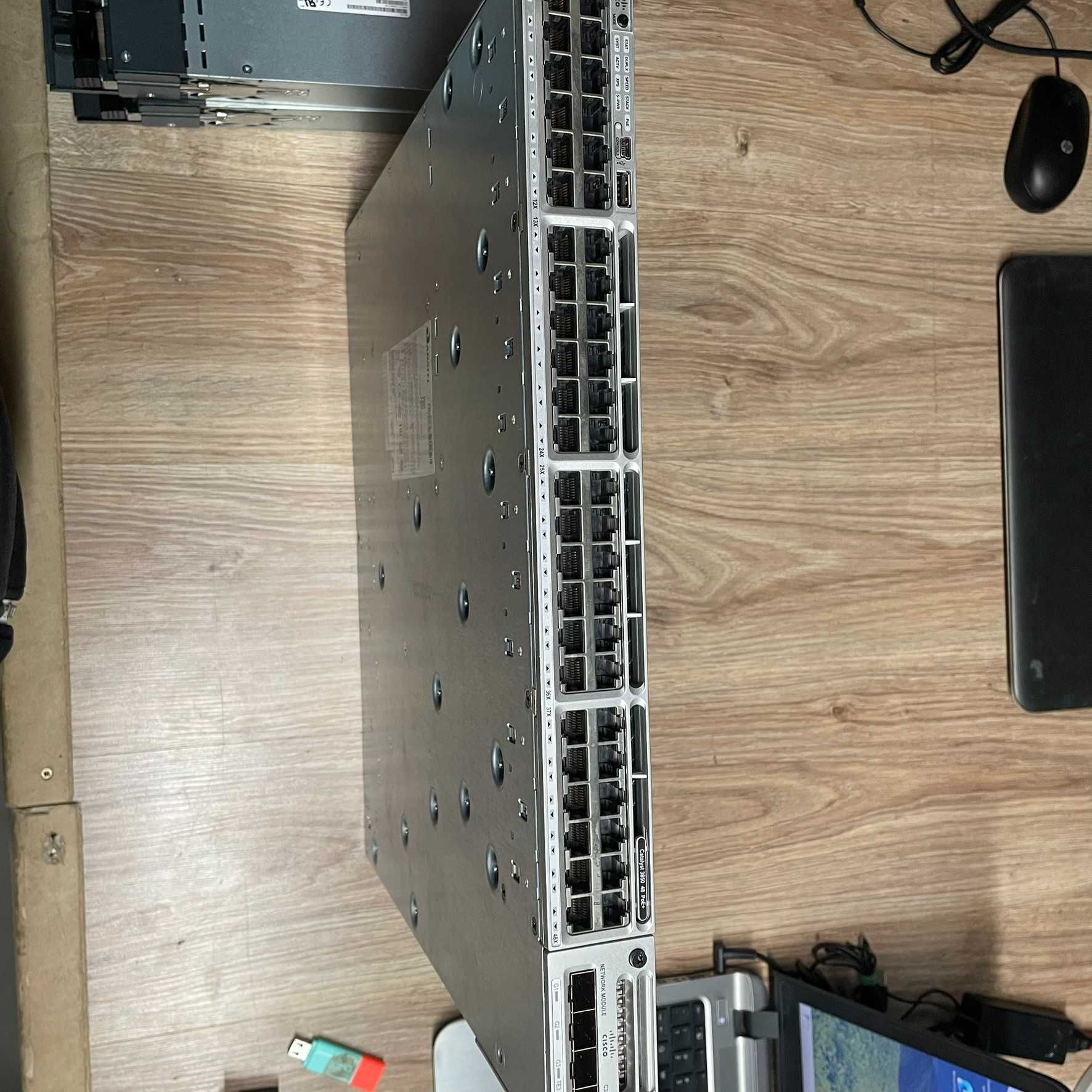 Switch CISCO CATALYST C3850-NM-2-10G 1U 19" Rack Klasa B
