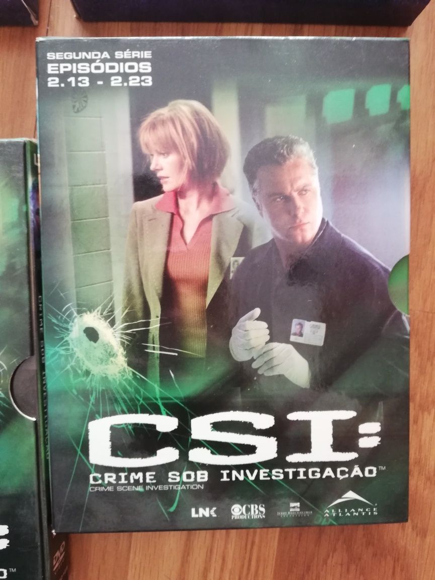 DVD CSI Las Vegas temporada 1 e 2