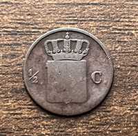 1/2 Centa 1832 rok Holandia