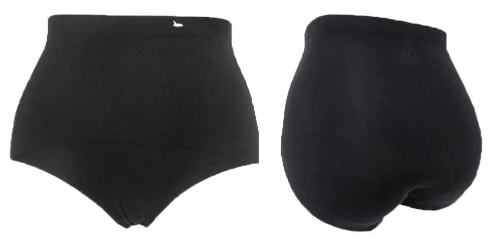 majtki modelujące sylwetkę XXL czarne