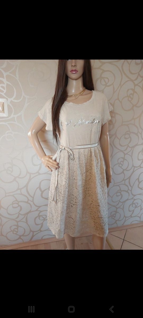 Nowa sukienka z koronkowym dołem. New collection