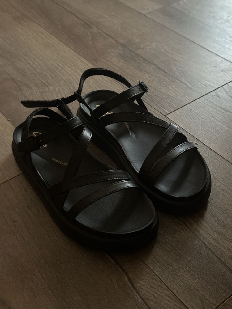 Сандалі Clarks 37,5 (23.3) чорні