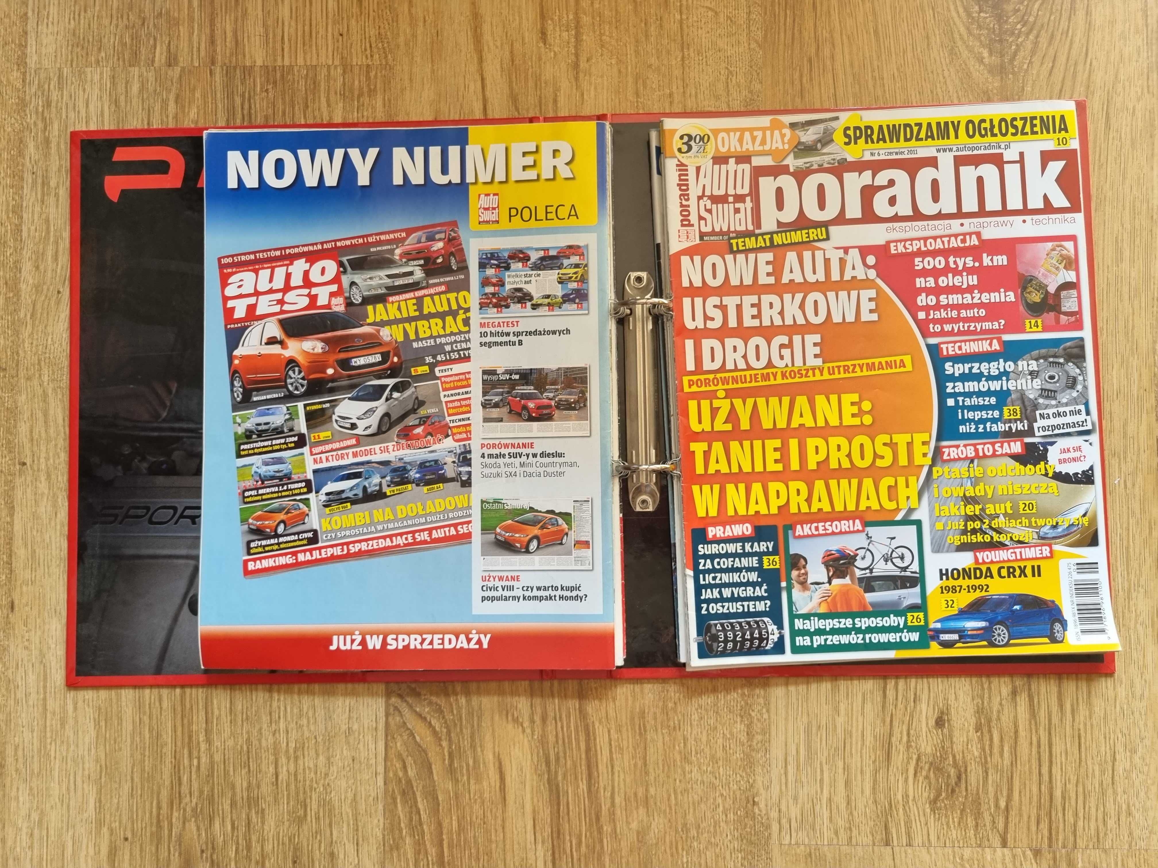 Auto Świat Poradnik SEGREGATOR 2011 rocznik - 12 sztuk poradników