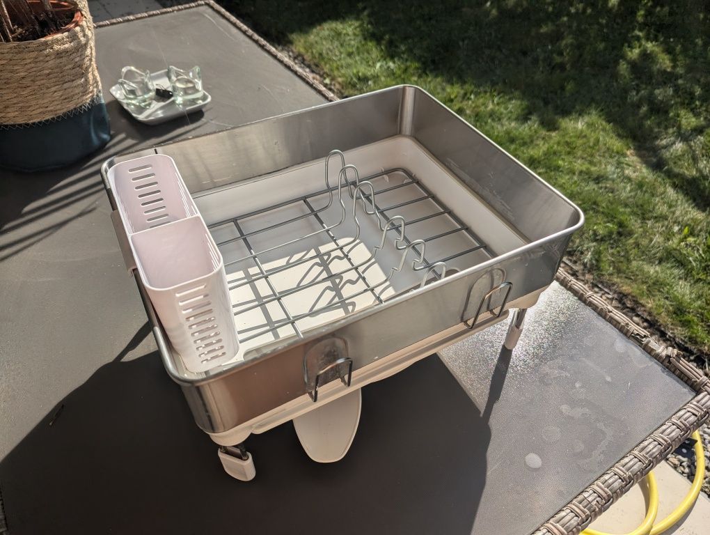 Ociekacz do naczyń Simplehuman Compact stal FPP
