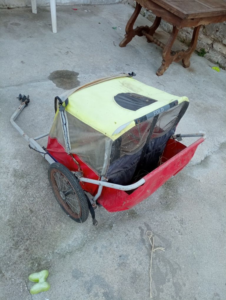 Carro troley para 2 crianças