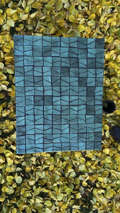 Журнальний стіл з керамічної плитки (ручна робота)