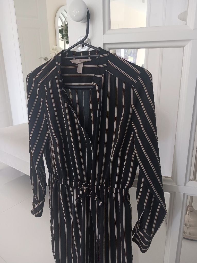 Sukienka  w paski H&M 38