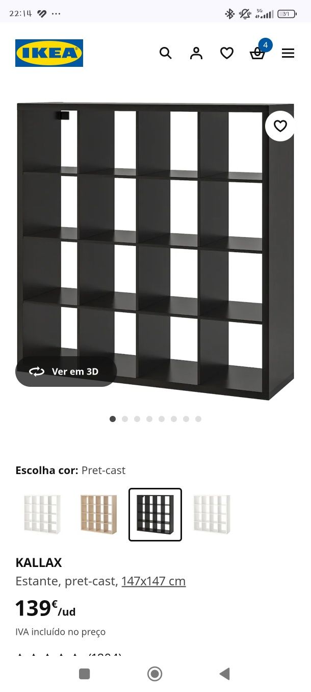 Móvel Kallax IKEA