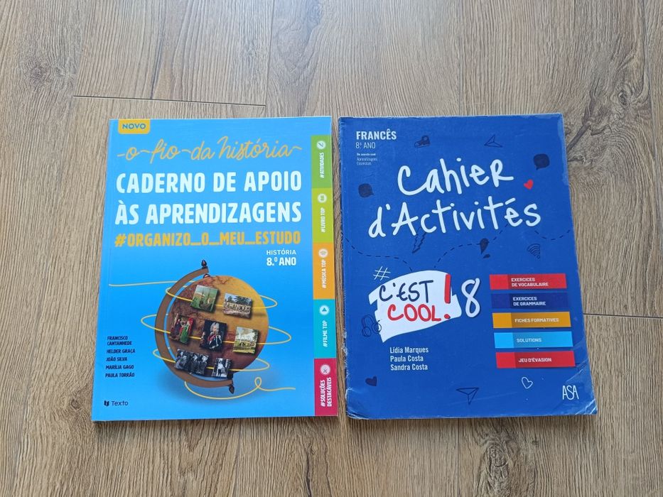 Cadernos de atividades do 8° ano