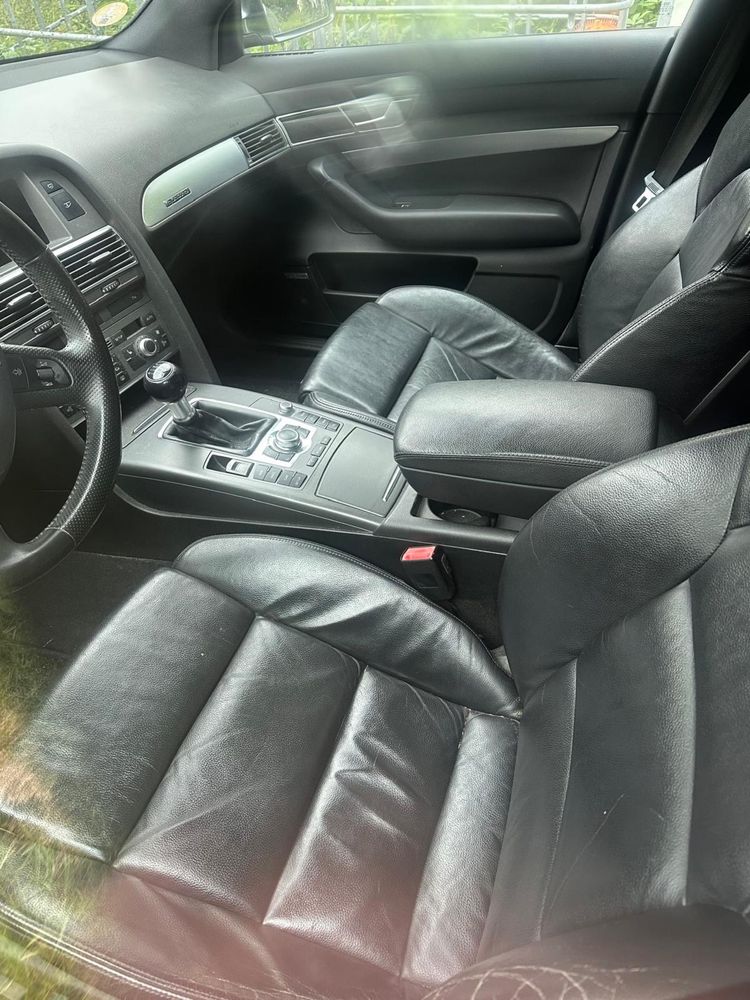 Zderzak maska blotniki lampy klapa skora audi a6 c6 silnik 3.0 tdi pas