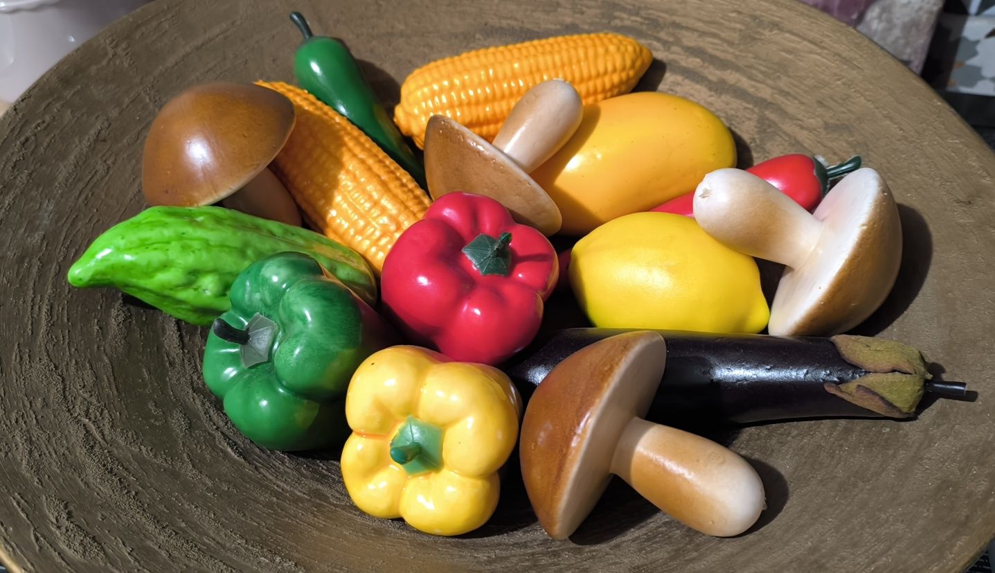 Frutas de plastico