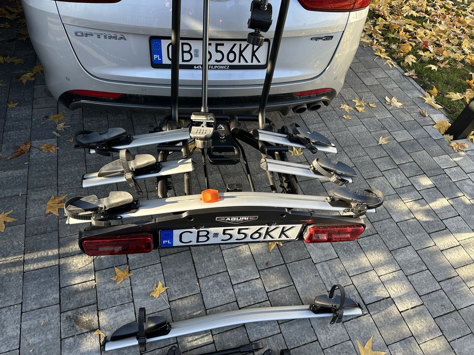 Aguri bagażnik 3+1 active bike ( 4 rowery) 1 raz użyty okazja