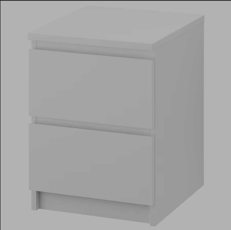 Cómoda NOVA com 2 gavetas IKEA