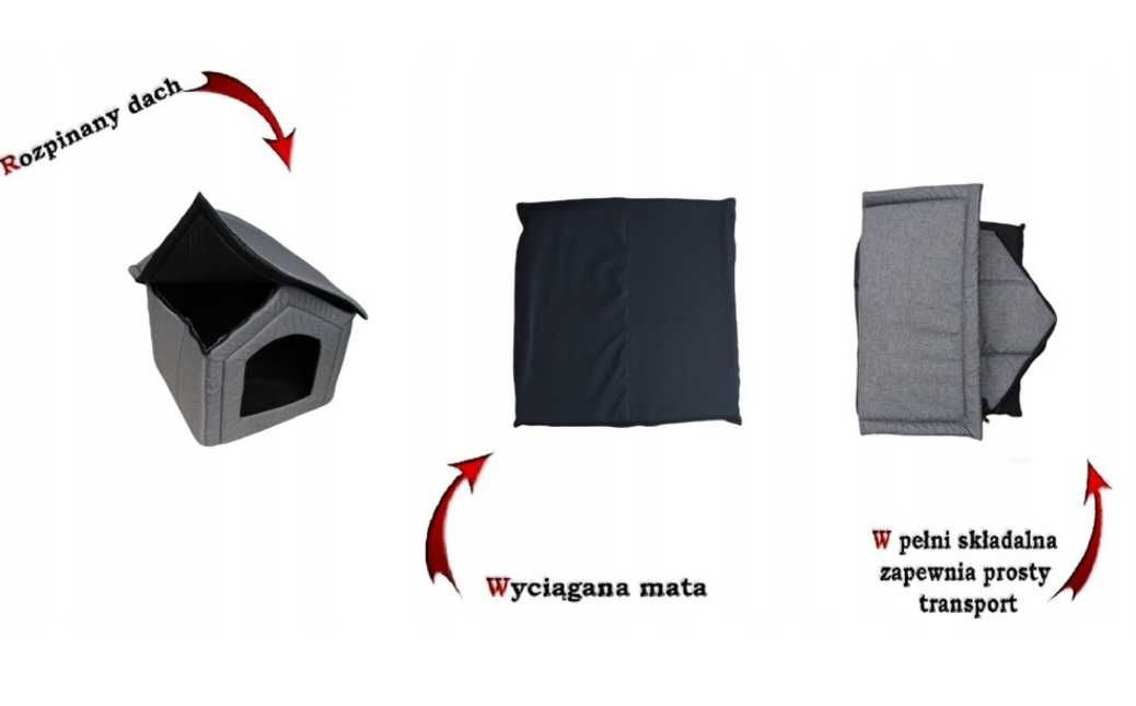 Buda dla psa tekstylna XL nowa