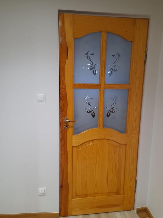 Drzwi sosnowe wewnętrzne