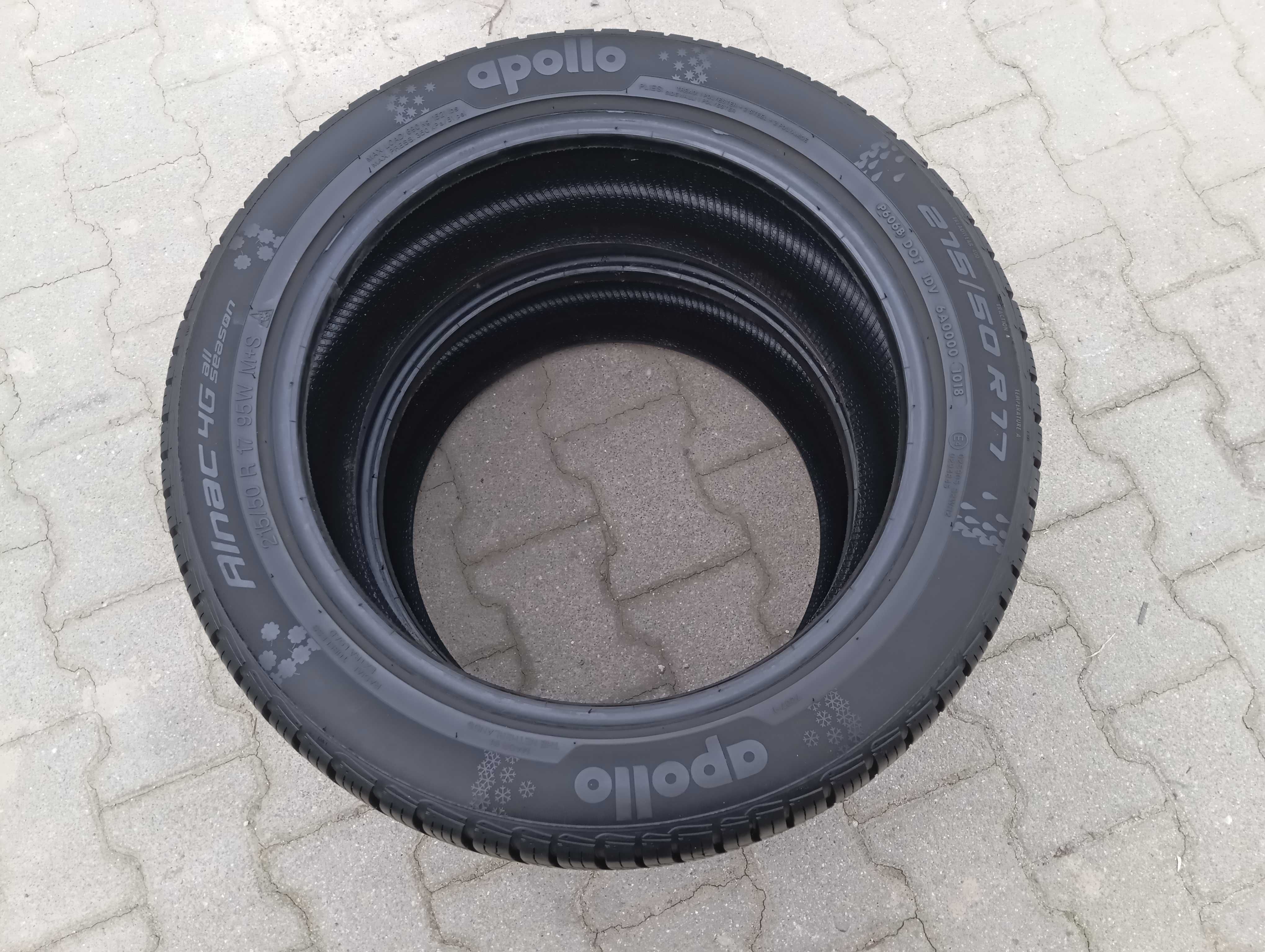 2szt całoroczne apollo allSeason 215/50/17 95W DOT1018 gumy 6,5mm