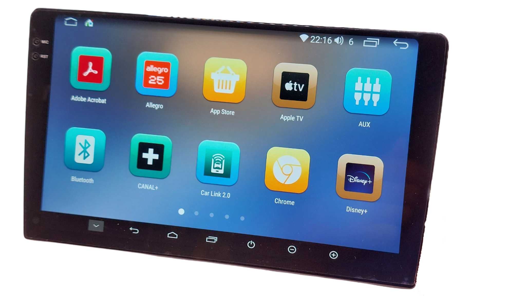 Nowe radio samochodowe 9" ekran 2K 4/64GB LTE GPS WiFi RDS CARPLAY