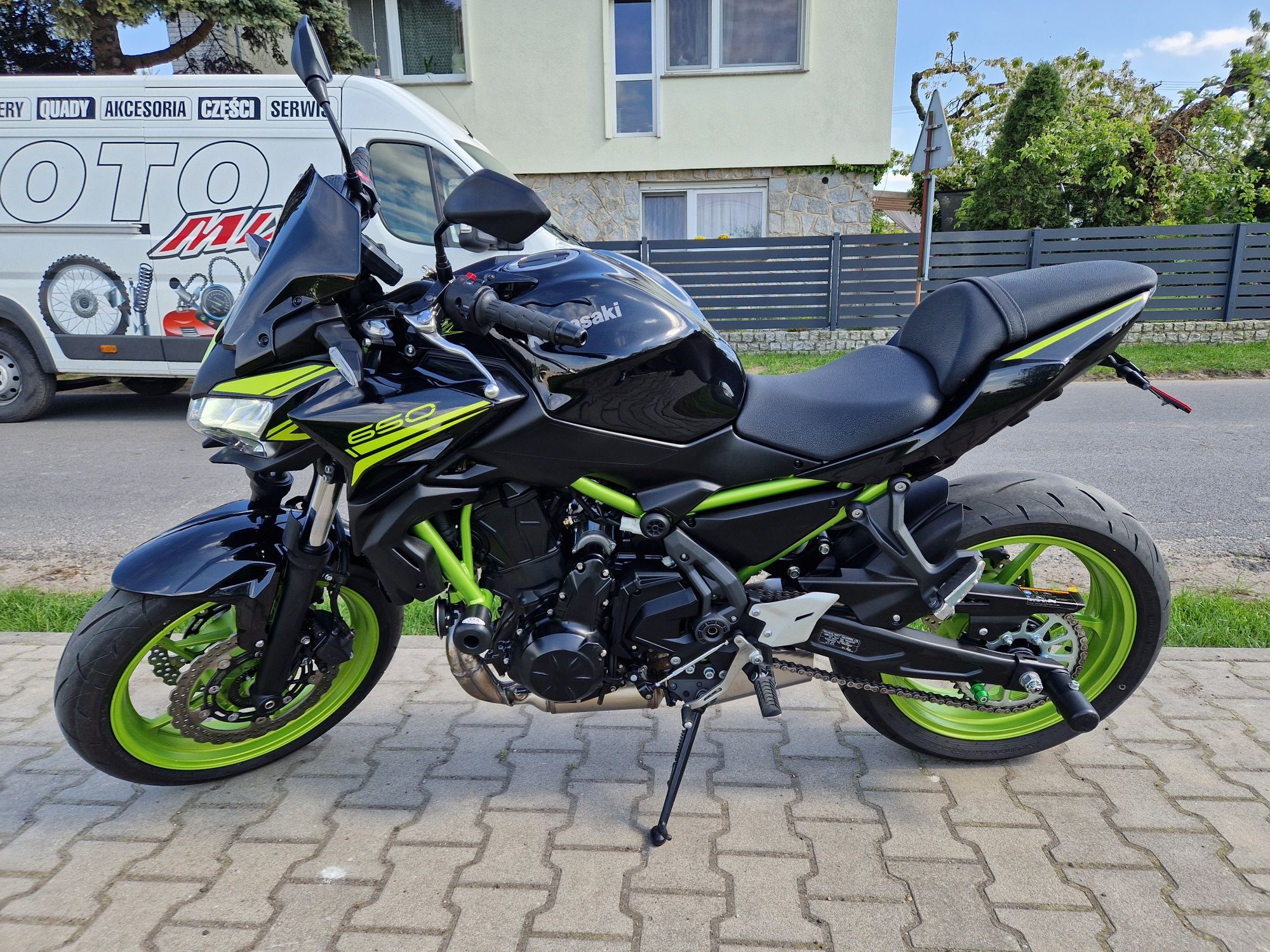 Kawasaki Z650 Z 650 A2 35kw  rok 2020/2021 przebieg.8 tys