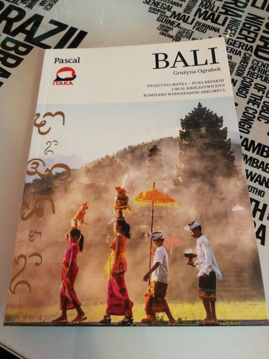 Bali-przewodnik Pascala 2018 i laminowana mapa