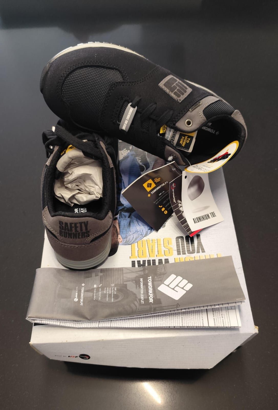 Sapatos De Segurança Toworkfor, 2 Modelos