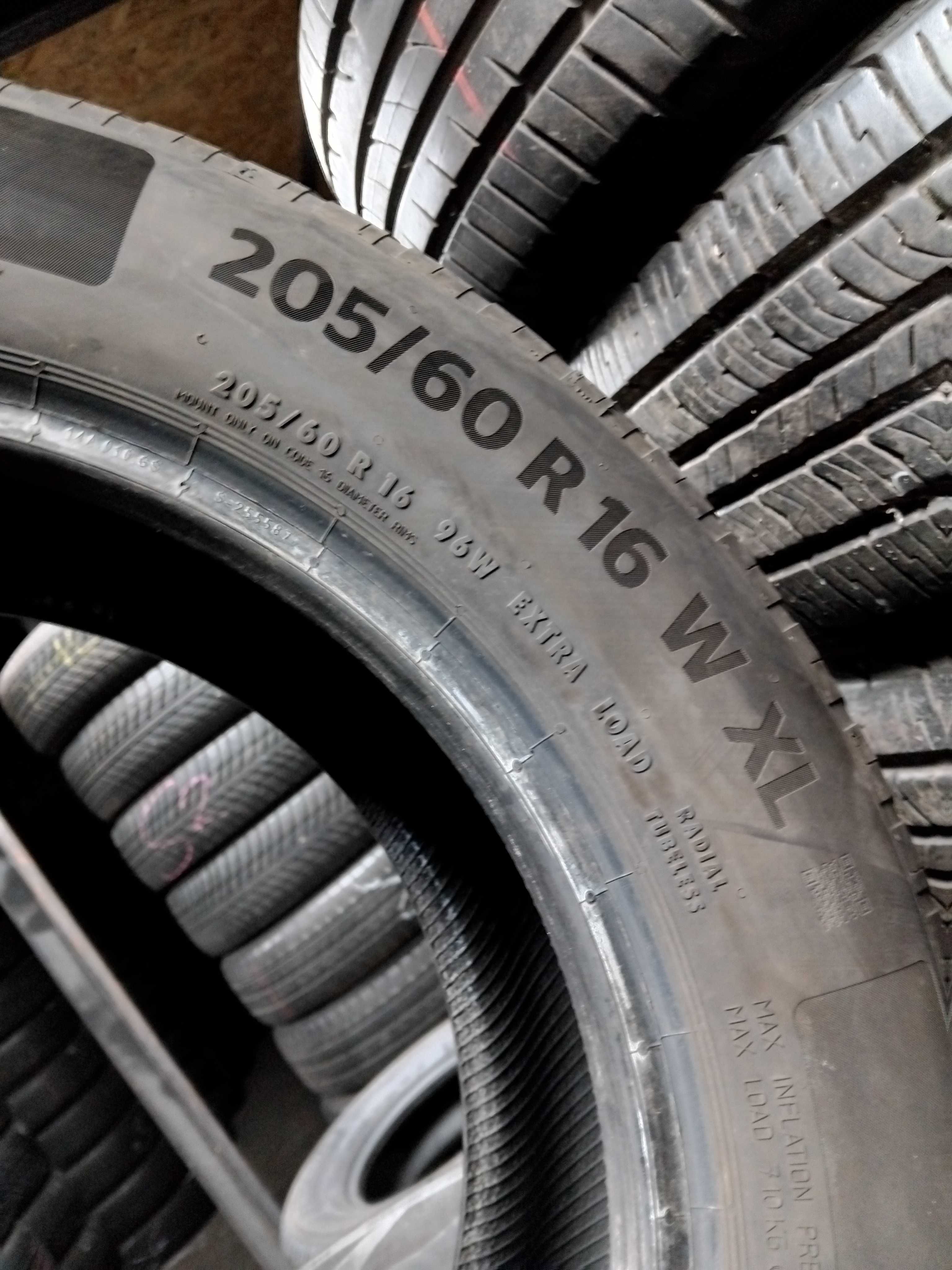 Шини бу 205/60 R16 Contininental Eco Contact 6 Комплект Літо