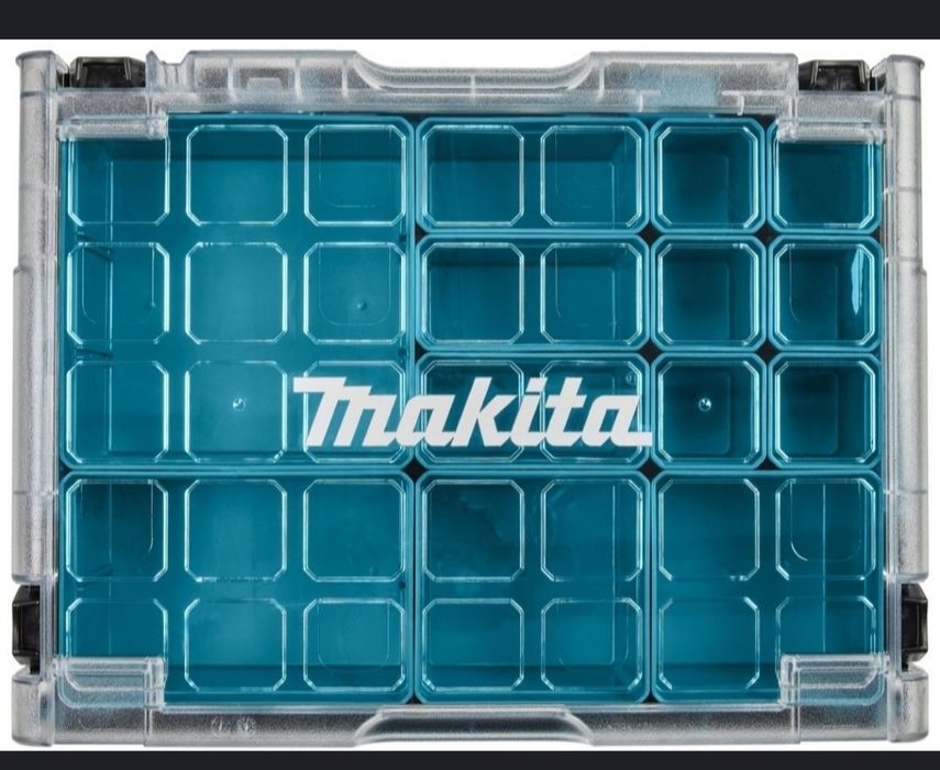 Organizer zamknięty, pojemnik Makita MAKPACK.  SKRZYNIA WALIZKA