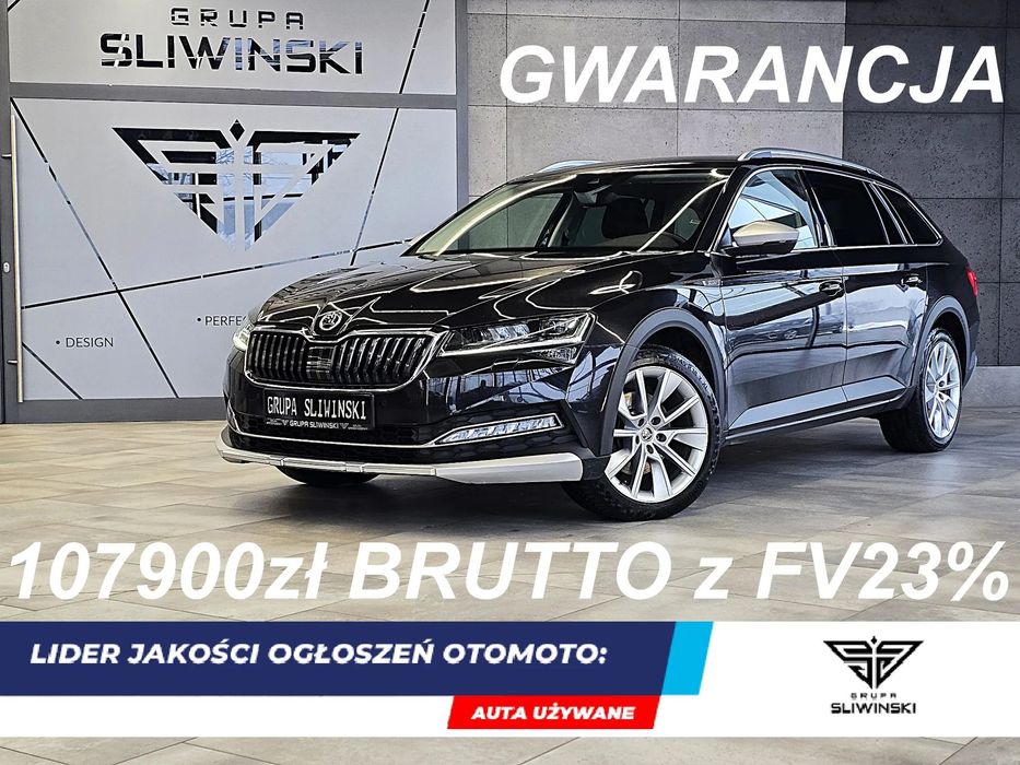 Skoda Superb Superb Scout 2.0 TDI 200PS 4x4 Matrix Virtual Pamięć Ambiente Hak FV23