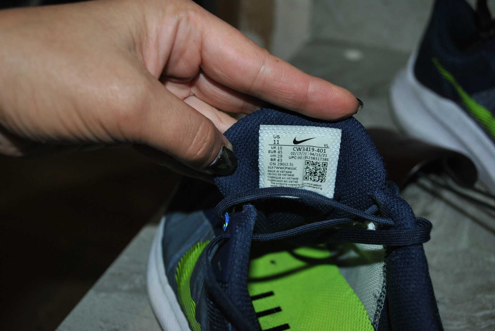 кроссовки бег nike 45 размер