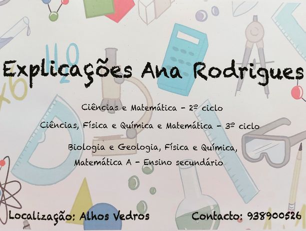 Explicações - Ana Rodrigues