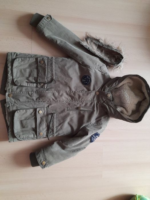 Dwie kurtki zimowe dla chłopca r. 116