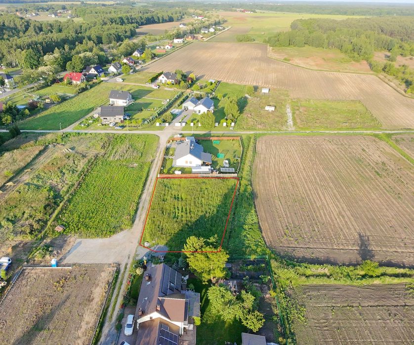 Działka budowlana  Oleśniczka - 1105 m2 , Długołęka