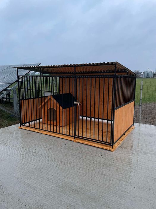 Kojec dla psa. Stabilny mocny boks , klatka, buda schowek.