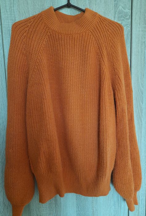 Sweter Sasha pomarańczowy Laurella idealny na jesień