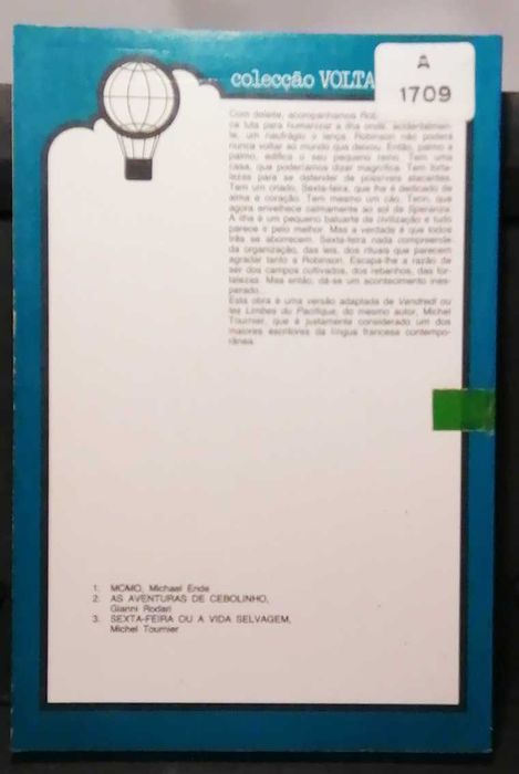 Sexta-Feira ou a Vida Selvagem, de Michel Tournier