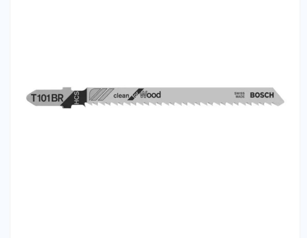Набір полотен для Bosch T101BR, пилочки до електролобзика 25 шт